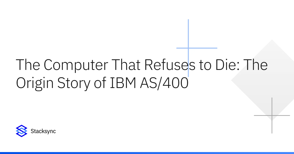 The Computer That Refuses to Die: The Origin Story of IBM AS/400