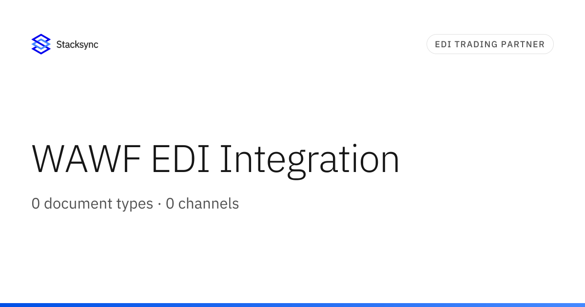 WAWF EDI Integration | Stacksync