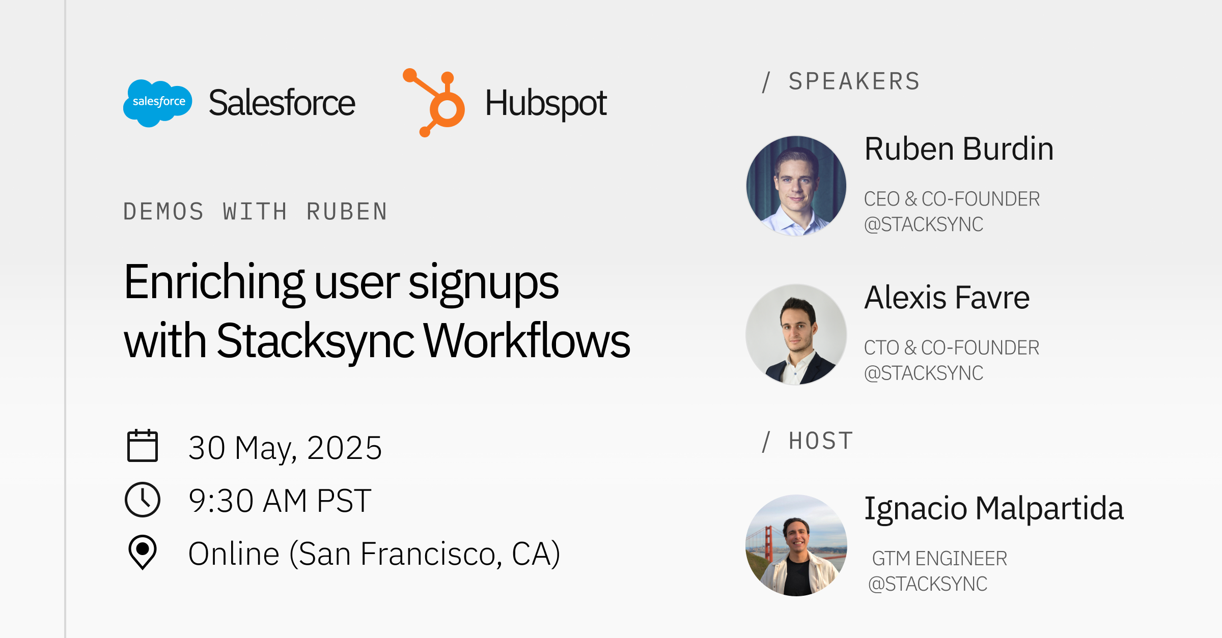 Enriching User Signups with Stacksync Workflows