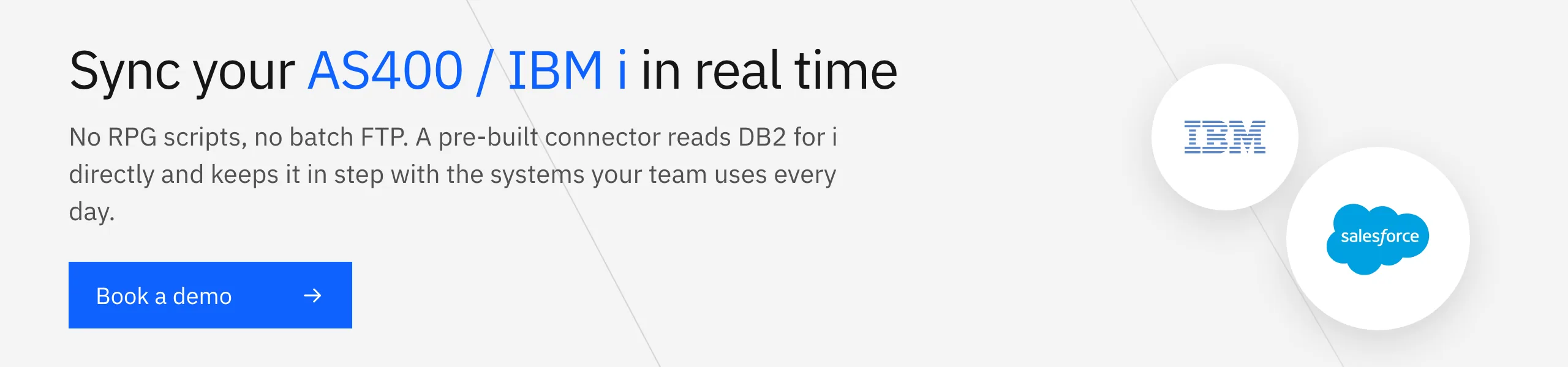 Sync your AS400 / IBM i in real time with Stacksync