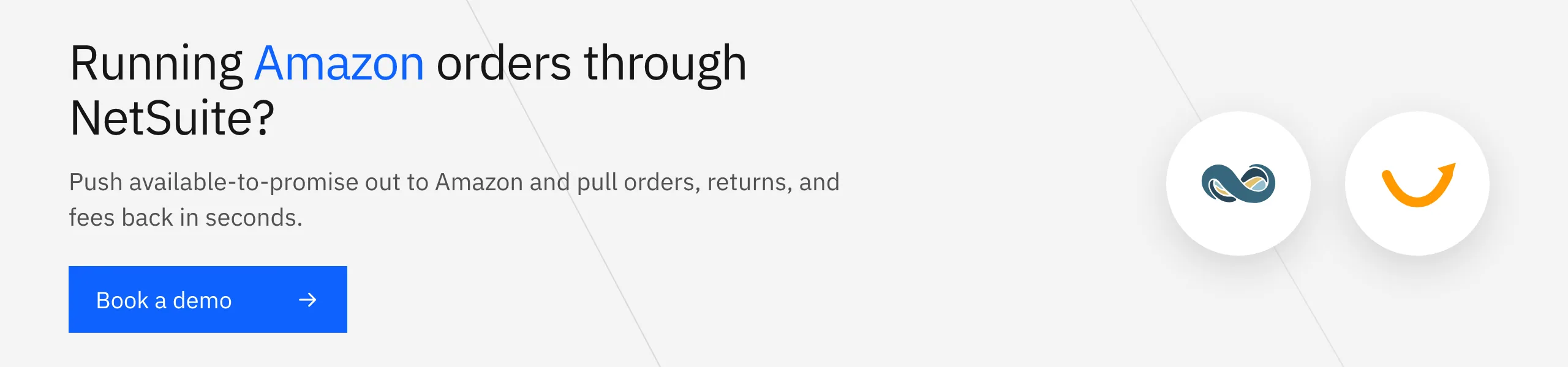 Book a Stacksync demo: push available-to-promise from NetSuite to Amazon and pull orders back in seconds