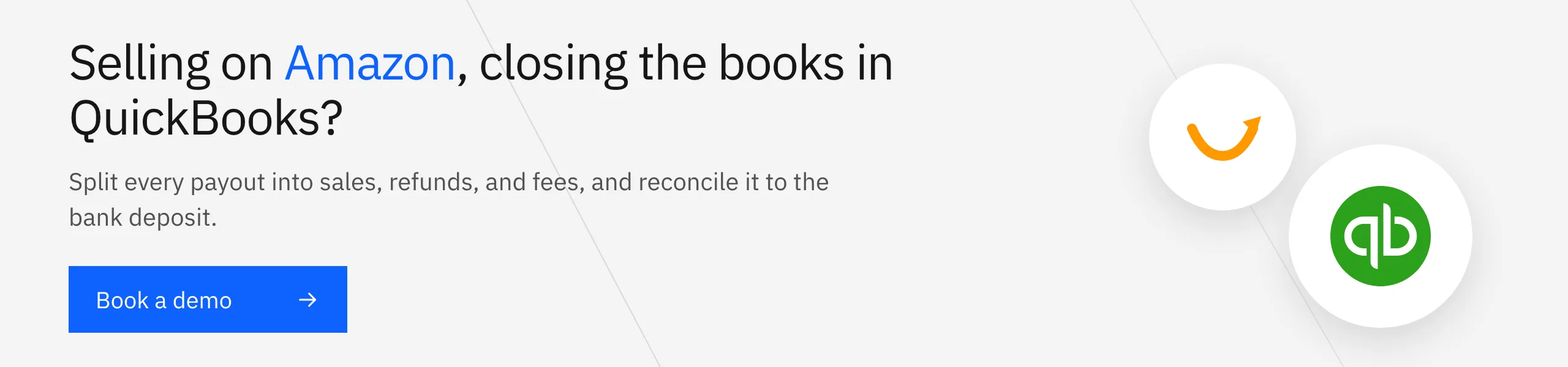 Book a Stacksync demo: split every Amazon payout into sales, refunds, and fees inside QuickBooks