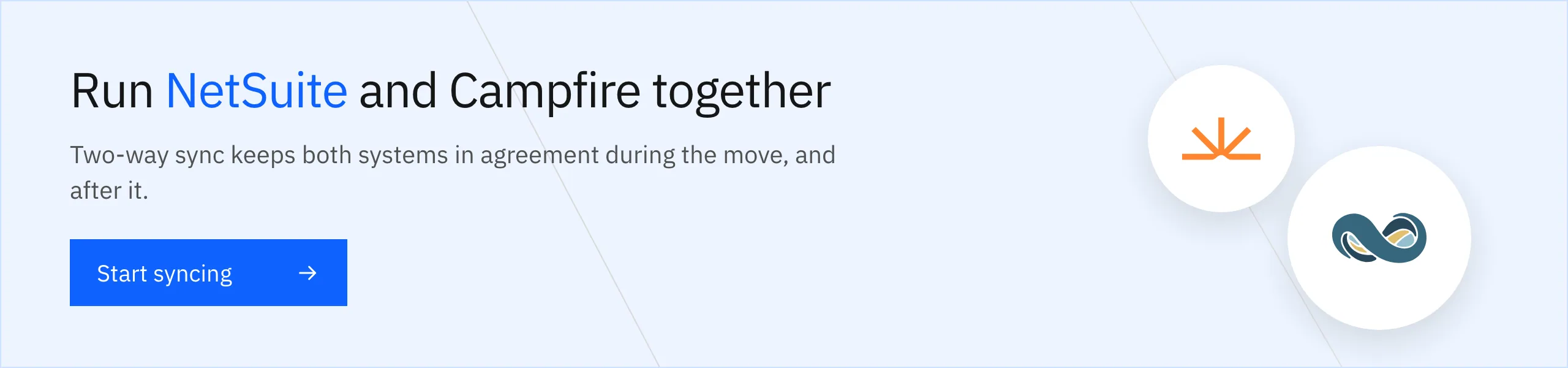 Run NetSuite and Campfire together with two-way sync