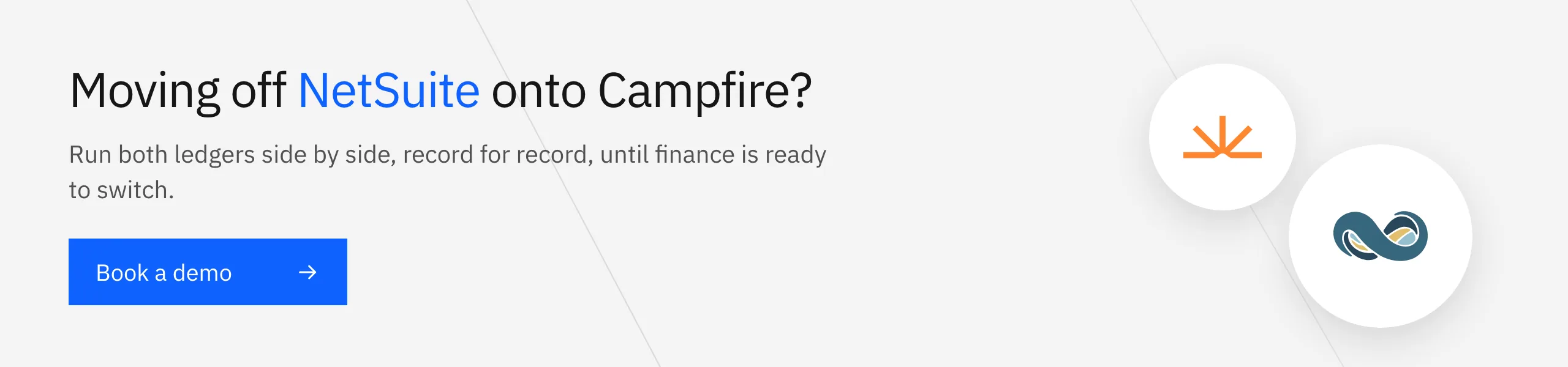 Book a Stacksync demo: run NetSuite and Campfire side by side, record for record, during your migration