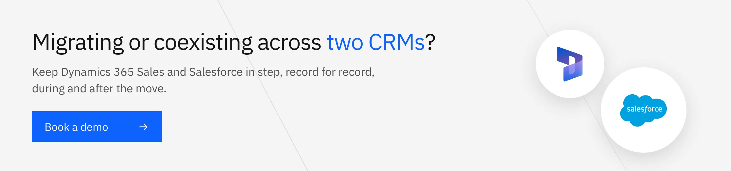 Book a Stacksync demo: keep Dynamics 365 Sales and Salesforce in step, record for record