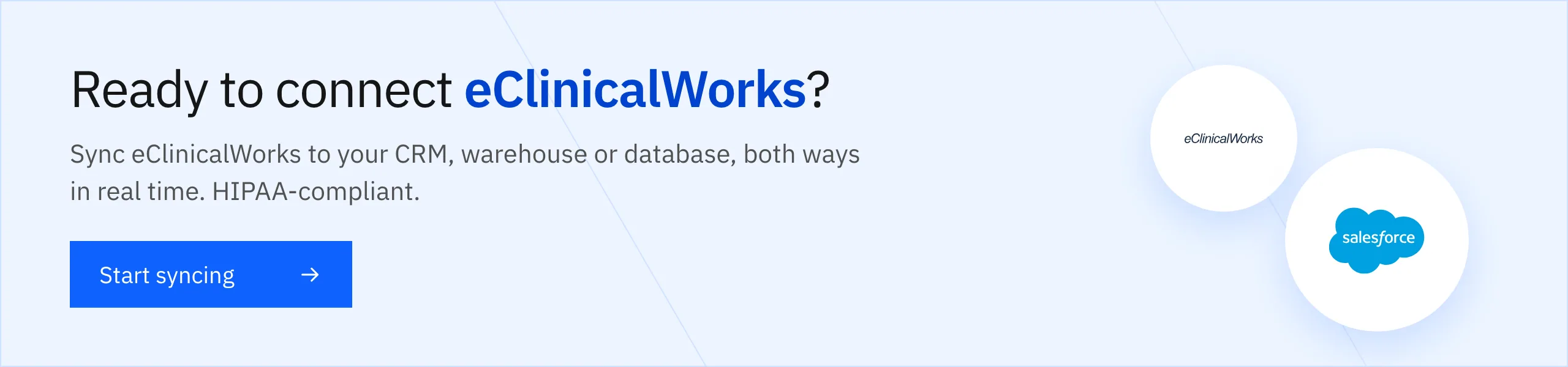 Start syncing with Stacksync — eClinicalWorks Integrations: FHIR, HL7, and Real-Time Sync