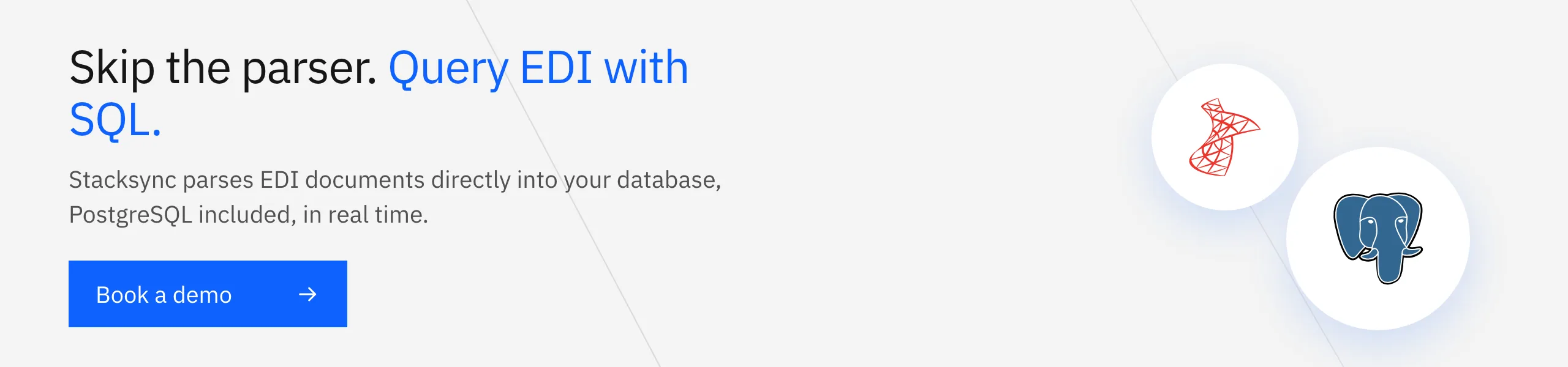 Parse EDI directly into SQL with Stacksync