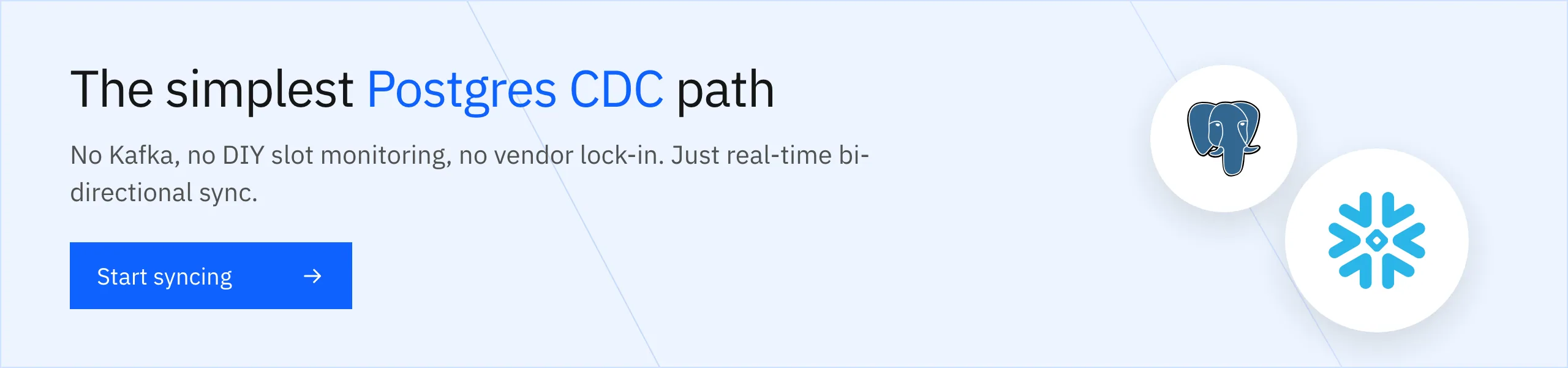 Start syncing Postgres with Stacksync today