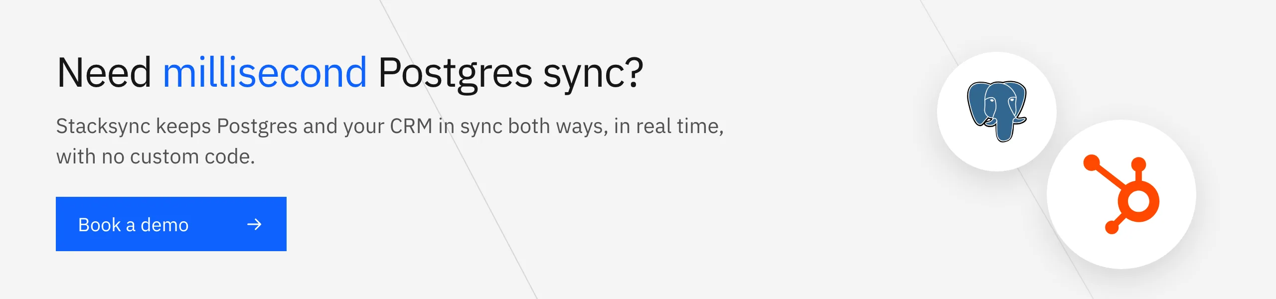 Sync Postgres and HubSpot in real time with Stacksync