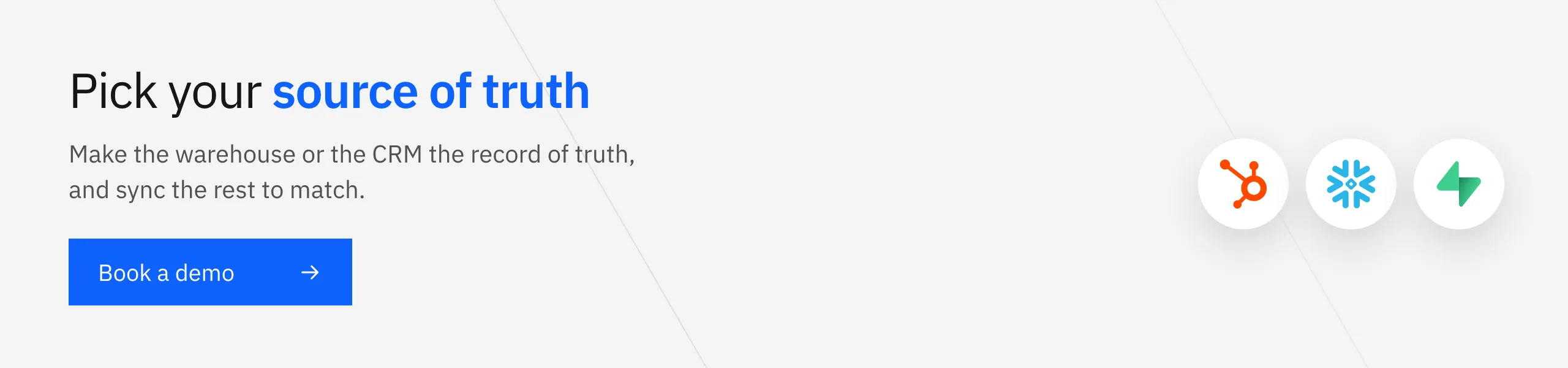 Book a Stacksync demo: pick your source of truth and keep every app in step with it