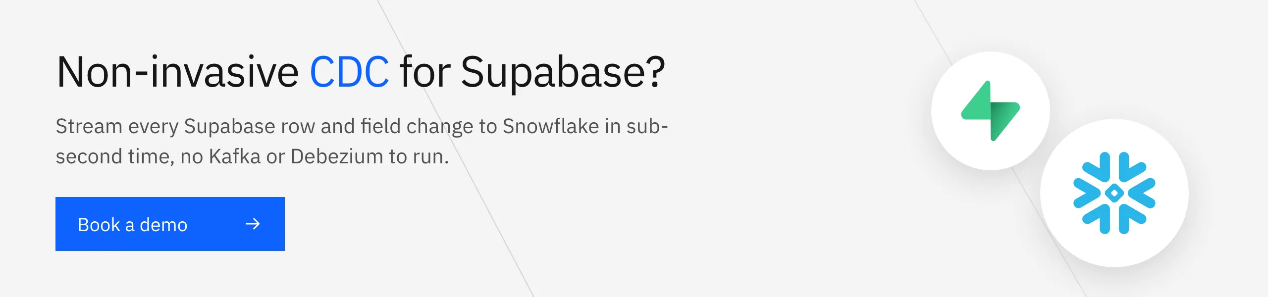Sync Supabase CDC to Snowflake and Salesforce with Stacksync