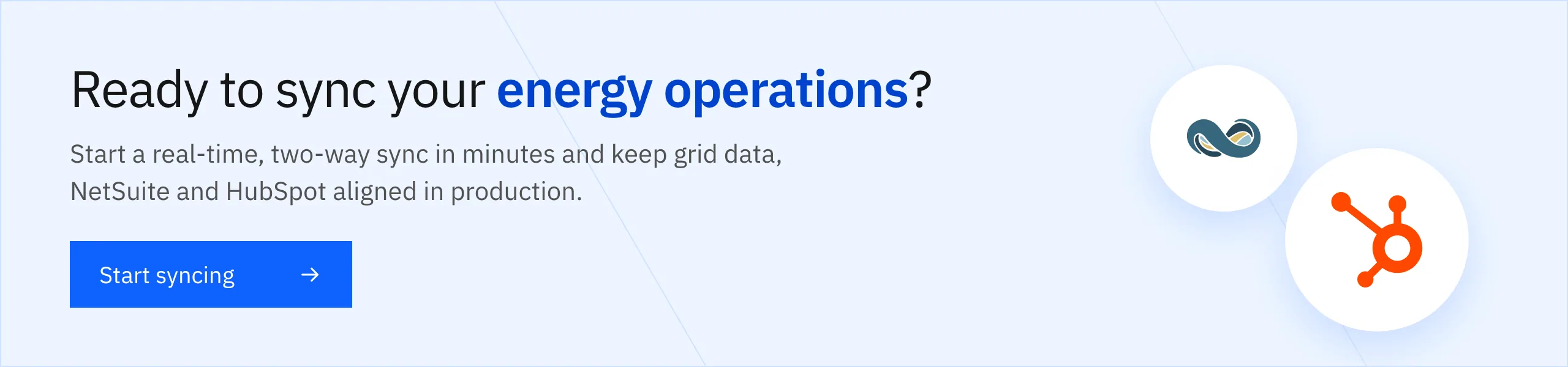 Ready to sync your energy operations with NetSuite and HubSpot