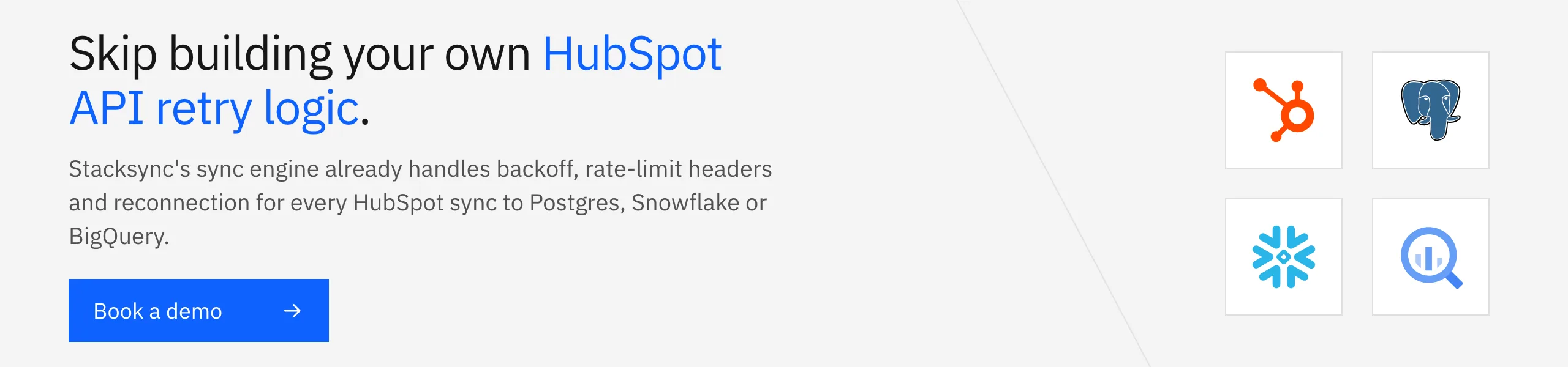 Skip building your own HubSpot API retry logic. Book a Stacksync demo.