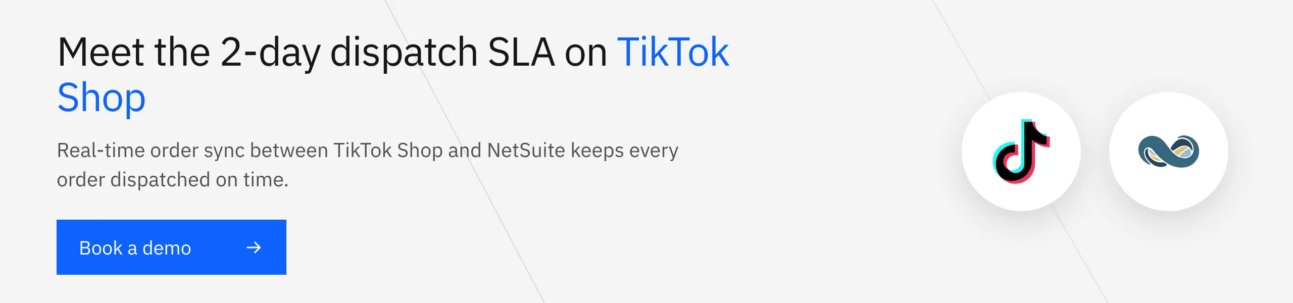 Meet the 2-day dispatch SLA on TikTok Shop with real-time sync to NetSuite